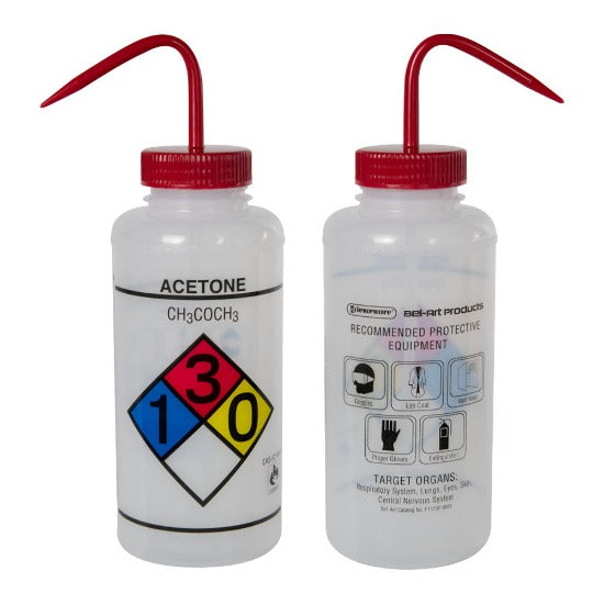Labeled Wash Bottle