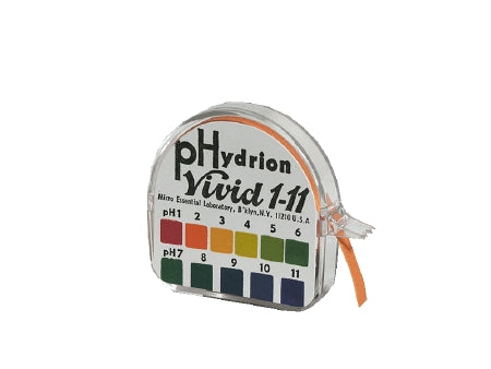 Fisher Scientific Hydrion Vivid pH Paper in Dispenser 1.0 - 11.0, Vivid - ES51