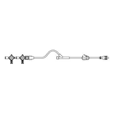 Hi-Flo - Extension Set 40 Inch Tubing 1 Port 5.2 mL Priming Volume DEHP-Free - MX7222SC