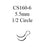 J & J Healthcare Systems Ethilon Suture with Needle Nonabsorbable Uncoated Black Suture Monofilament Nylon Size 10-0 12 Inch Suture Double-Armed 5.5 mm Length 1/2 Circle Spatula Needle - 9000G
