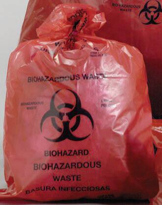 Ultra-Tuff - Infectious Waste Bag Red Bag High Performance Resin 40 X 46 Inch - 45-43