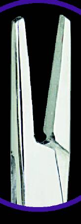 Medical Action Industries One Time Needle Holder 5 Inch Straight Jaws Finger Ring Handle - 56230