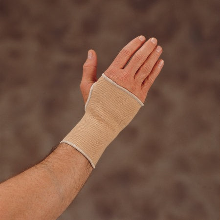 Deroyal Wrist Support  Sleeve Cotton / Elastic Left Or Right Hand Tan Small - 5019-01