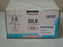 Perma-Hand - Suture with Needle Nonabsorbable Coated Black Suture Braided Silk Size 2 - 0 18 Inch Suture 1-Needle 26 mm Length 1/2 Circle Taper Point Needle - C012D