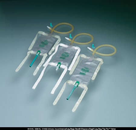 Bard Bard Dispoz-a-Bag Urinary Leg Bag Anti-Reflux Valve 19 oz. Vinyl - 4A4173