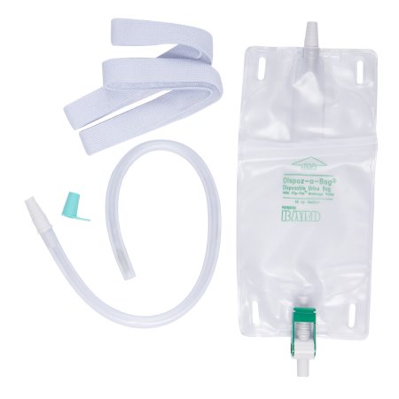 Bard Dispoz-a-Bag - Urinary Leg Bag Anti-Reflux Valve Sterile 19 oz. Vinyl - 150819