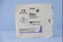 J & J Healthcare Systems Coated Vicryl Suture with Needle Absorbable Coated Violet Suture Braided Polyglactin 910 Size 2-0 18 Inch Suture 1-Needle 36 mm Length 1/2 Circle Taper Point Needle - J739D