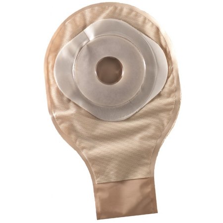 ActiveLife - Colostomy Pouch One-Piece System 10 Inch Length 1 Inch Stoma Drainable Flat, Pre-Cut - 022751