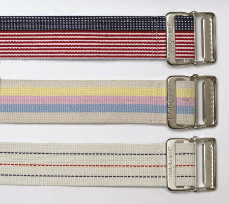 Skil-Care - Gait Belt 60 Inch Length Pastel Stripe Cotton - 252060