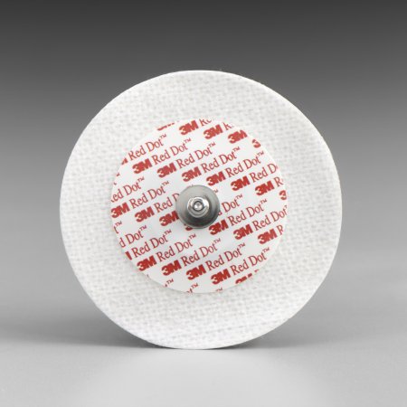 3M Red Dot - ECG Snap Electrode Monitoring Non-Radiolucent Cloth Backing 50 per Pack - 2238