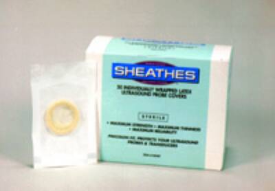 Sheathesâ„¢ - Ultrasound Probe Cover 1-1/4 X 8 Inch Latex Sterile For use with Ultrasound Endocavity Probe - 10040