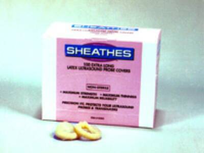 Sheathesâ„¢ - Ultrasound Probe Cover 1-9/50 X 11-4/5 Inch Latex NonSterile For use with Ultrasound Probe - 10303