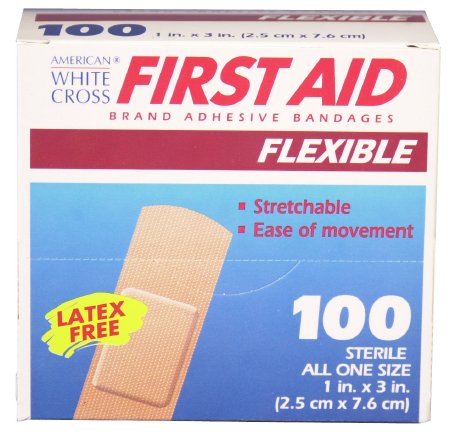 Dukal Stat Strip Adhesive Strip 1 X 3 Inch Fabric Rectangle Tan Sterile - 1595033