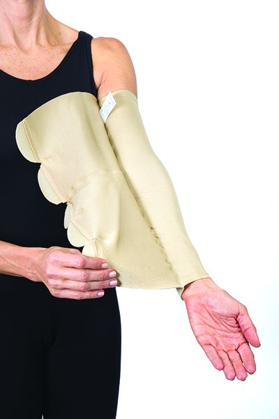 BSN Medical JOBST FarrowWrap Lite Compression Wrap Left Arm Large / Long Black - 7665021