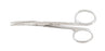 Miltex Miltex Iris Scissors Knapp 4 Inch Length OR Grade Stainless Steel (German) NonSterile Finger Ring Handle Curved Blade Blunt/Blunt - 18-1428