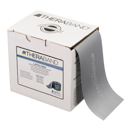 TheraBand - Exercise Resistance Band Silver 6 Inch X 50 Yard 2X-Heavy Resistance - 20170