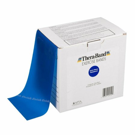 TheraBand - Exercise Resistance Band Blue 6 Inch X 50 Yard X-Heavy Resistance - 20150