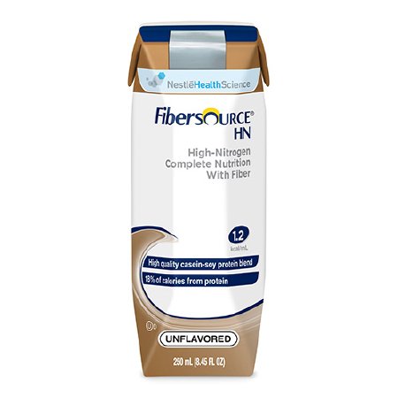 Nestle Healthcare Nutrition Fibersource HN Tube Feeding Formula 250 mL Carton Ready to Use Unflavored Adult - 10043900185504