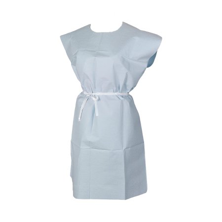 Tidi - Patient Exam Gown TIDI Medium Blue Disposable - 910520