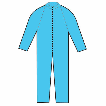 O&M Halyard Inc Coverall 2X-Large Blue Disposable - 75651