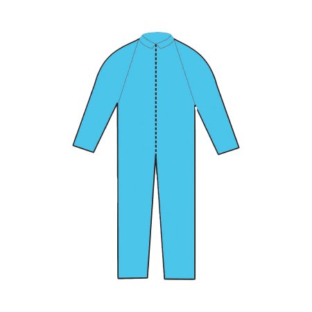 O&M Halyard - Coverall 2X-Large Blue Disposable NonSterile - 75651