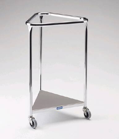 Pedigo - Hamper Stand Rolling Triangular Opening Open Top Without Lid - P-120