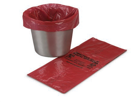McKesson McKesson Kick Bucket Liner 7 - 10 gal. Red 8 X 12 X 24 Inch - 1133043