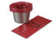 McKesson McKesson Kick Bucket Liner 7 - 10 gal. Red 8 X 12 X 24 Inch - 1133043
