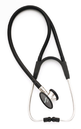 Welch Allyn Harvey Elite Cardiology Stethoscope Black 1-Tube 17 Inch Tube Double Sided Chestpiece - 5079-125