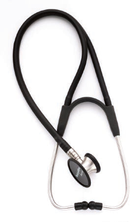 Harvey Elite - Cardiology Stethoscope Black 1-Tube 17 Inch Tube Double-Sided Chestpiece - 5079-125