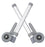 Drive Medical Rear Glide Brakes with 3" Wheels