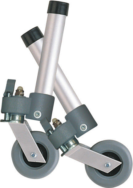 Drive Medical Swivel Wheel with Lock & Two Sets of Rear Glides