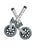 Drive Medical Swivel Wheel with Lock & Two Sets of Rear Glides