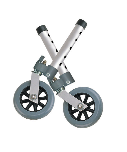 Drive Medical Swivel Wheel with Lock & Two Sets of Rear Glides