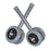 Drive Medical 5" Bariatric Walker Wheels with Two Sets of Rear Glides