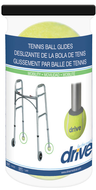 Drive Medical Tennis Ball Glides with Replaceable Glide Pads