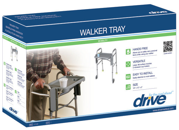 Drive Medical Walker Tray with Cup Holders