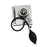 Welch-Allyn Sphygmomanometer Aneroid Durashock Silver Series 13 Adlt Thgh Dl Dspl Gry/Blk Ea - DS45-13CB