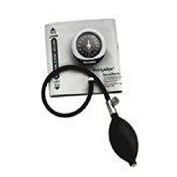 Welch-Allyn Sphygmomanometer Aneroid Durashock Silver Series 13 Adlt Thgh Dl Dspl Gry/Blk Ea - DS45-13CB