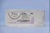 Coated Vicryl - Suture with Needle Absorbable Coated Undyed Suture Braided Polyglactin 910 Size 3 27 Inch Suture 1-Needle 60 mm Length 1/2 Circle Conventional Cutting Sternum Needle - J808T