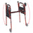 Drive Medical Deluxe Folding Travel Walker with 5" Wheels