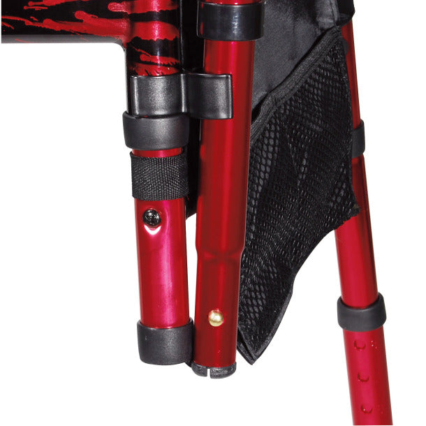 Drive Medical Deluxe Folding Travel Walker with 5" Wheels