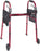 Drive Medical Deluxe Folding Travel Walker with 5" Wheels