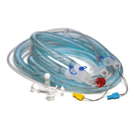 Medline - Ventilator Circuit Corrugated Tube 72 Inch Tube Dual Limb Neonatal Without Bag Single Patient Use Non-Heated Wire Circuit - HUD79032