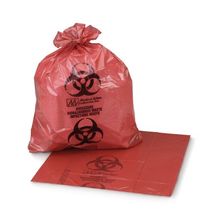 McKesson - Infectious Waste Bag 1 to 6 gal. Red Bag 11 X 14 Inch - 03-5040