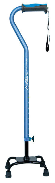 Drive Medical Airgo Comfort-Plus Adjustable Quad Canes, Small Base