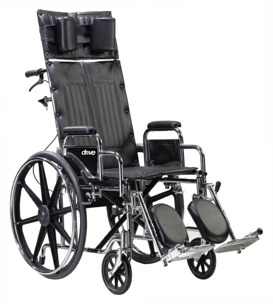 Drive Medical Deluxe Sentra Full Reclining Wheelchair