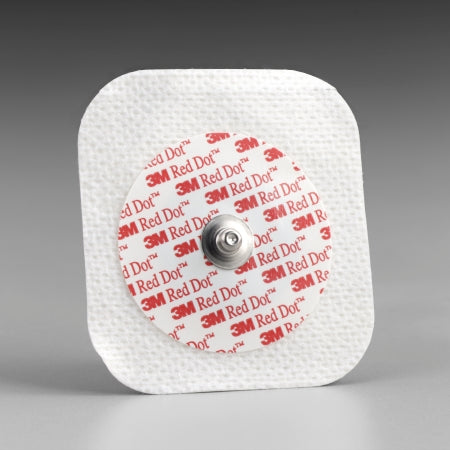 3M Red Dot - ECG Snap Electrode Monitoring Non-Radiolucent Cloth Backing 50 per Pack - 2231