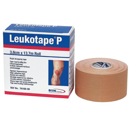 Leukotape P - Orthopedic Corrective Tape Porous Zinc Oxide Adhesive 1-1/2 Inch X 15 Yard Beige NonSterile - 76168