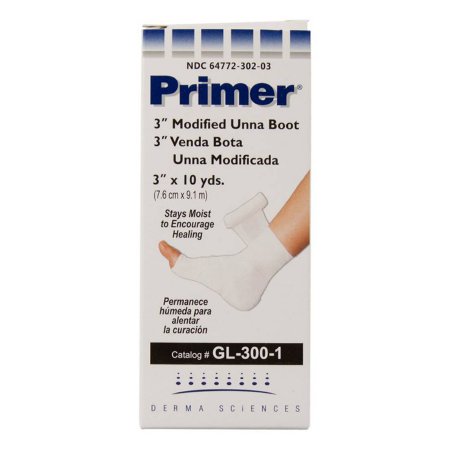 Primer - Unna Boot 3 Inch X 10 Yard Gauze Zinc Oxide NonSterile - GL3001